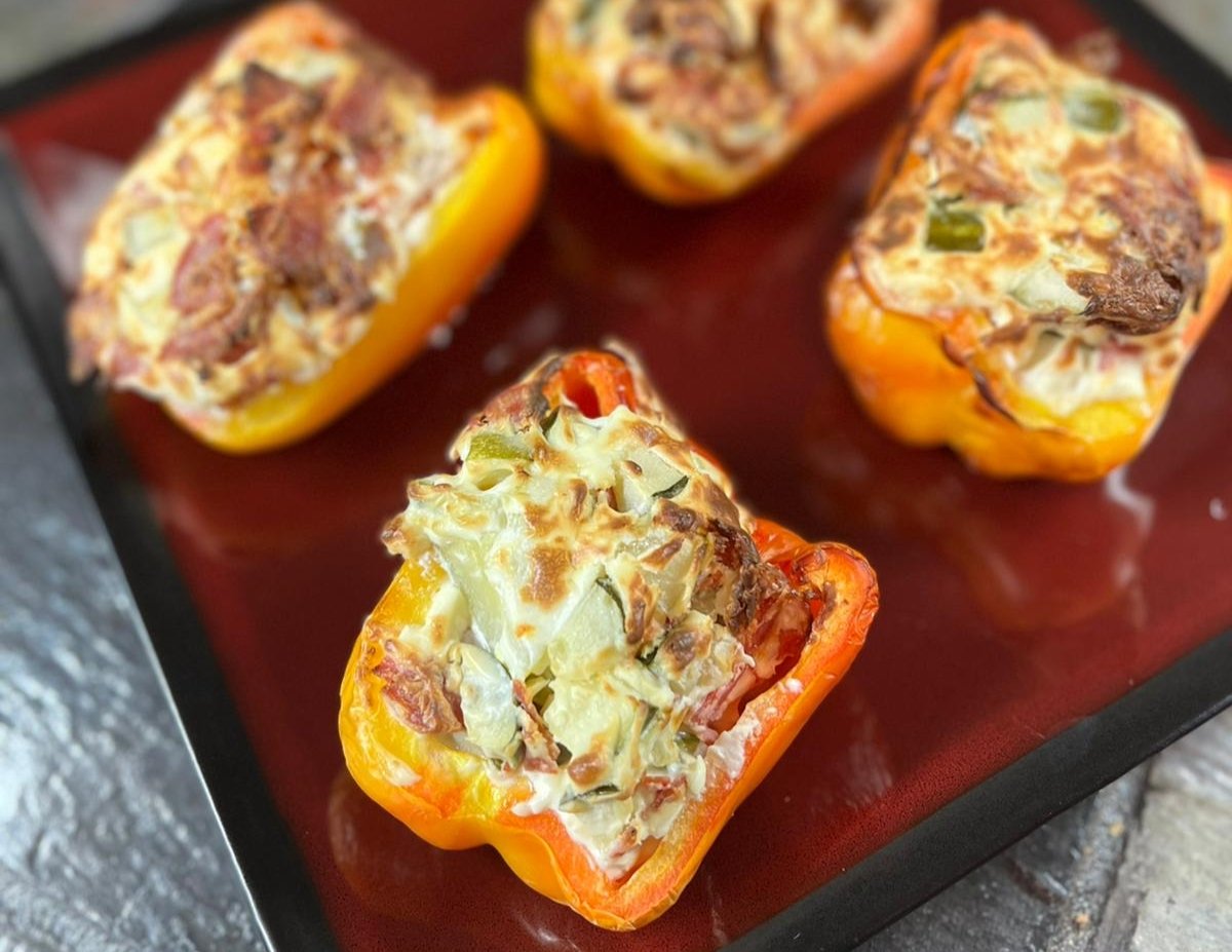 Air Fryer Stuffed Bell Peppers