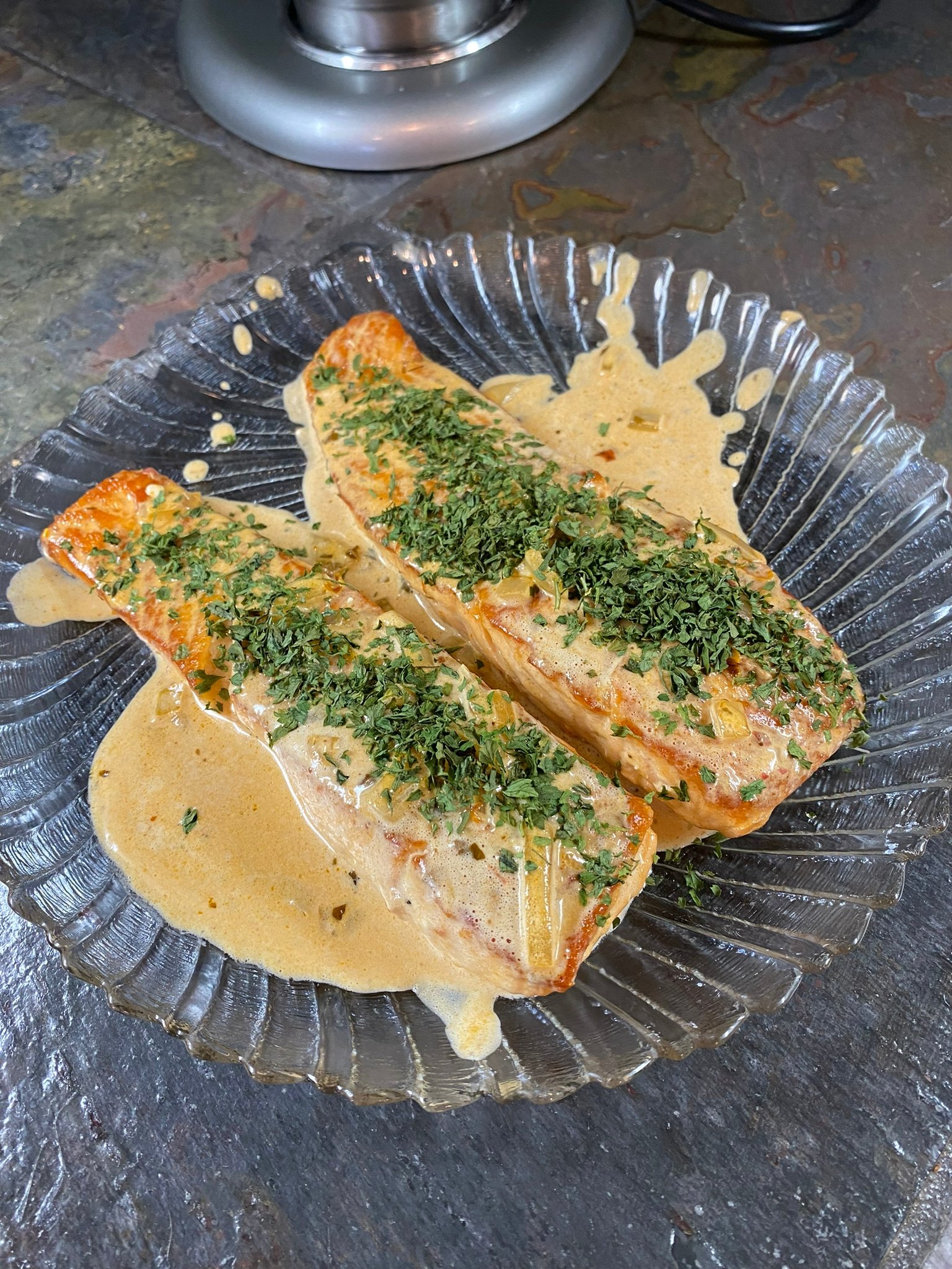 creamy Tuscan salmon