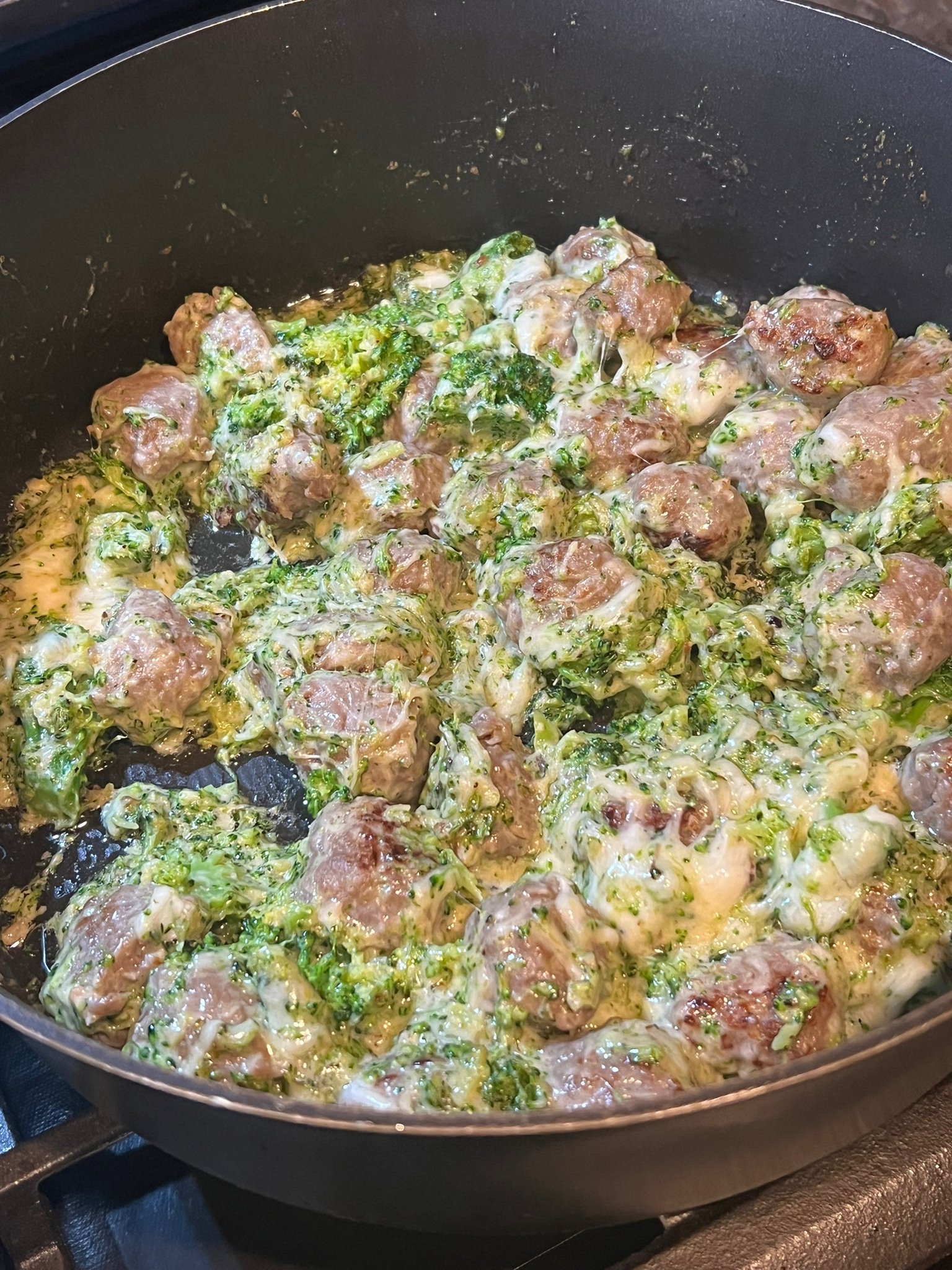 Sausage & Broccoli Skillet