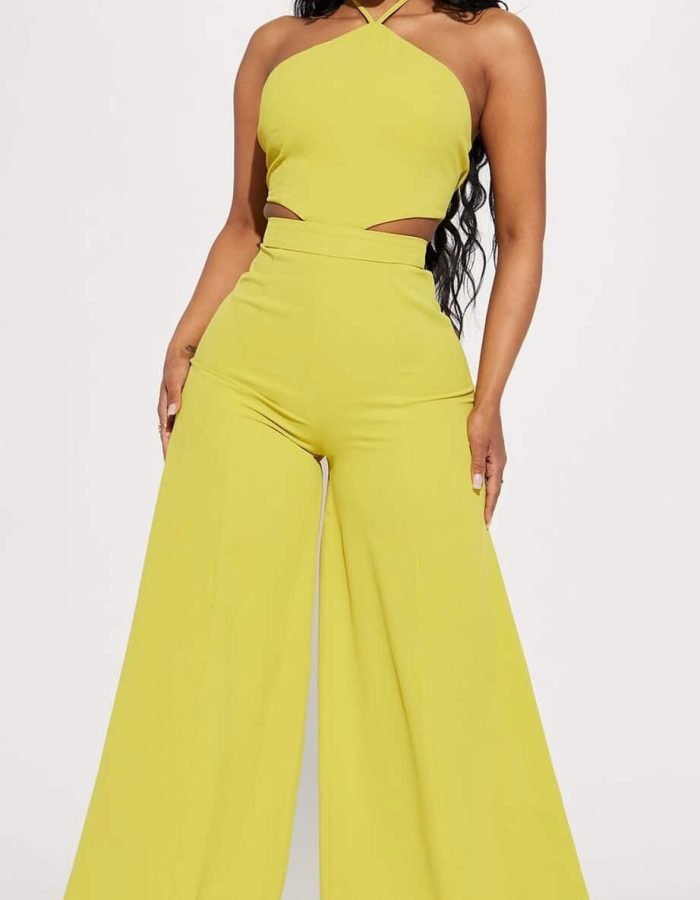HALTER JUMPSUIT